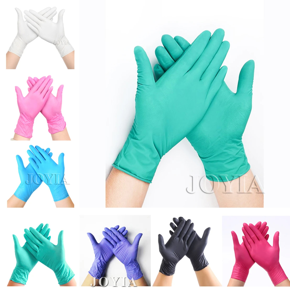 Exam Glove Nitrile - Green Disposable Gloves Pink Exam Nitrile