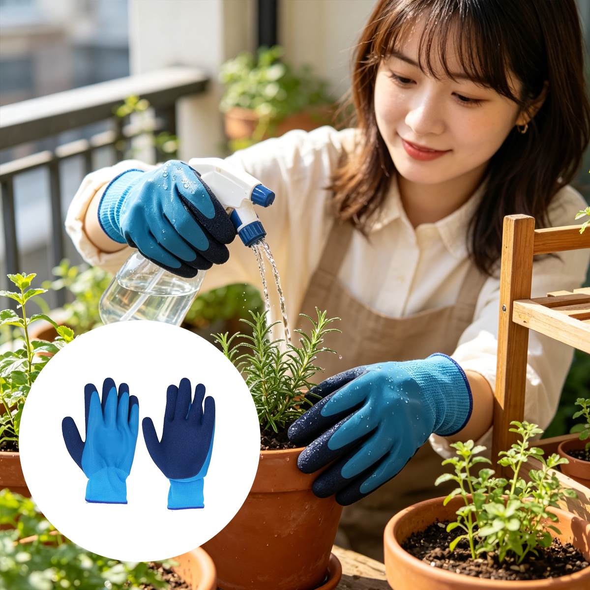 Gardening Glove Waterproof - Garden Work Gloves Waterproof Anti-wear Gardening