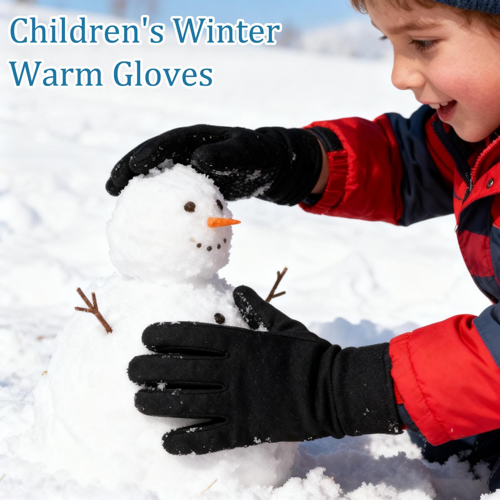Winter Glove Insulated - Winter Gloves for Kids Touchscreen Warm