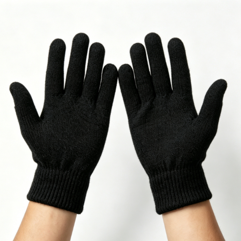 Wool Glove Lined - Men's and Women's Knitted Wool Gloves,