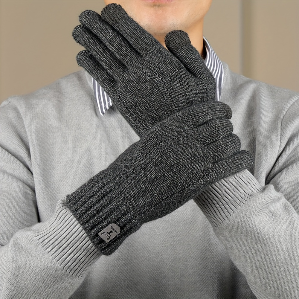 Wool Glove Lined - Winter Wool Lined Women's Warm Gloves,