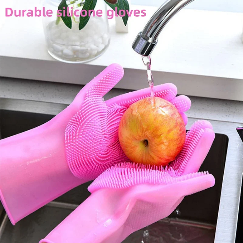 Dish Glove Rubber - Household Rubber Gloves Non Slip Kitchen
