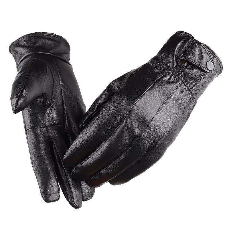 1pair Men's PU Leather Winter  - огляд і ціна Leather Driving Glove
