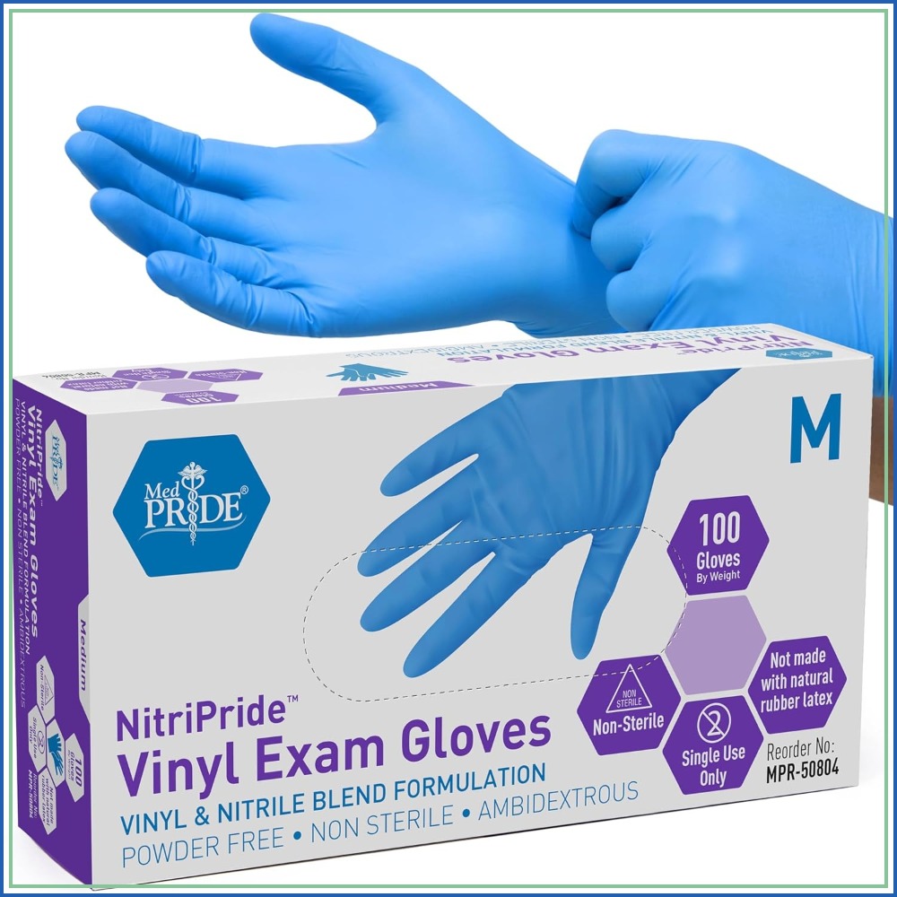 Nitrile/Vinyl Blend Exam Glove - огляд і ціна Exam Glove Nitrile