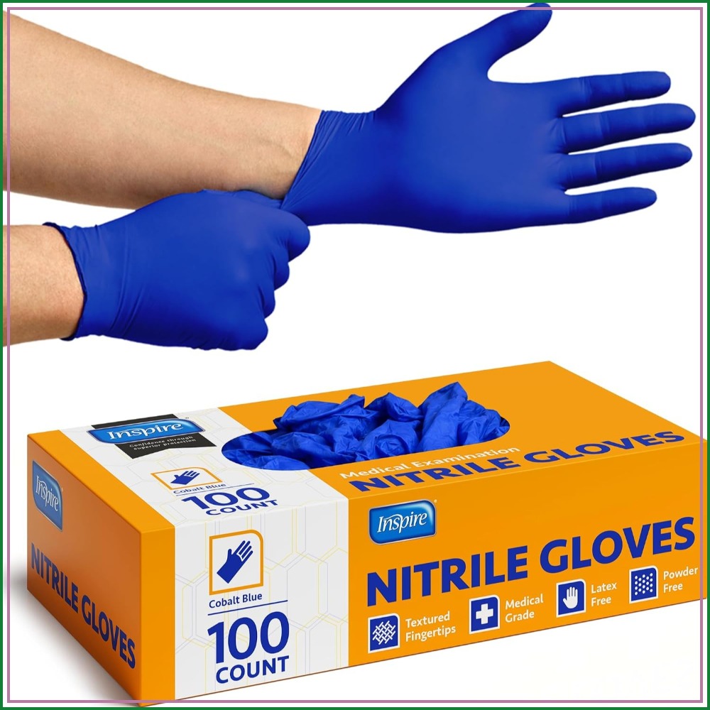 Cobalt Blue Nitrile Disposable - огляд і ціна Exam Glove Nitrile