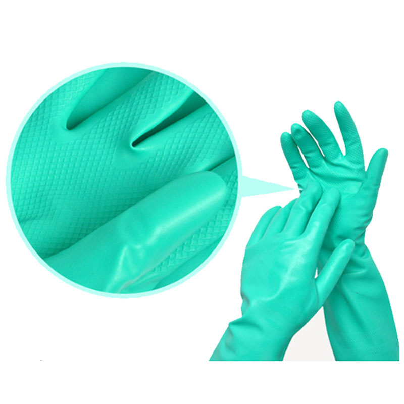 8Pieces/4 Pairs Oil-proof Long - огляд і ціна Nitrile Mechanic Glove