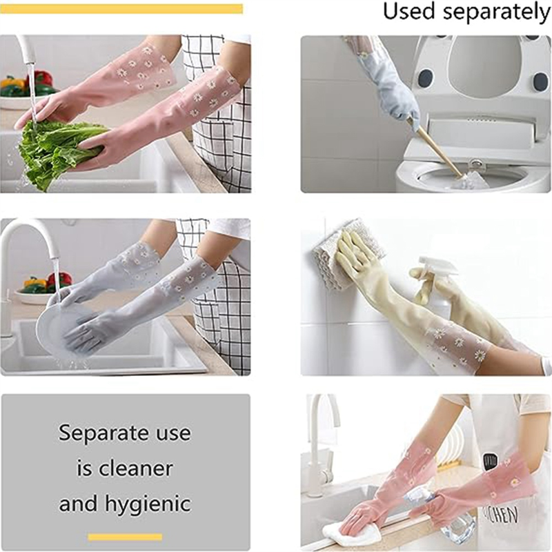 Dishwashing Cleaning Gloves 3  - огляд і ціна Rubber Glove Cleaning