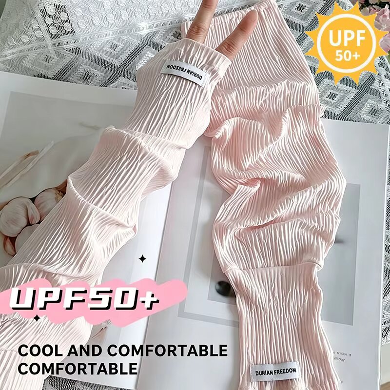 Summer Loose Ice Silk Uv Prote - огляд і ціна Fingerless Glove Knit