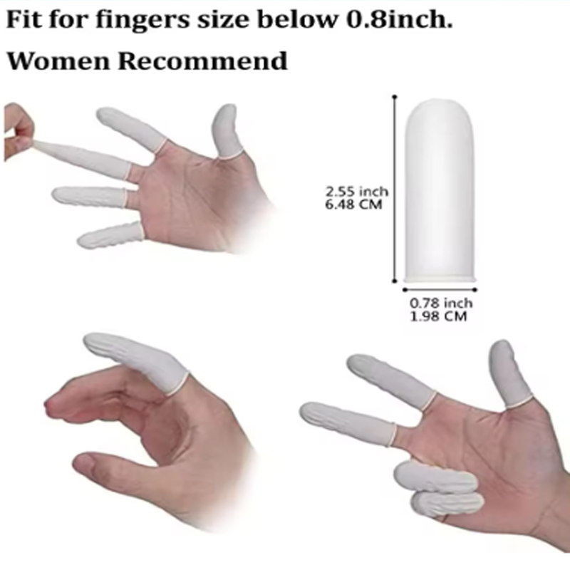 Disposable Latex Finger Cots P - огляд і ціна Latex Disposable Glove