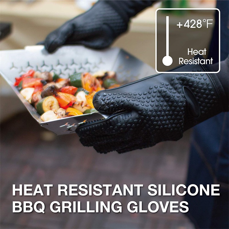 1/2Pcs Oven Mitts Baking Glove - огляд і ціна Rubber Glove Cleaning