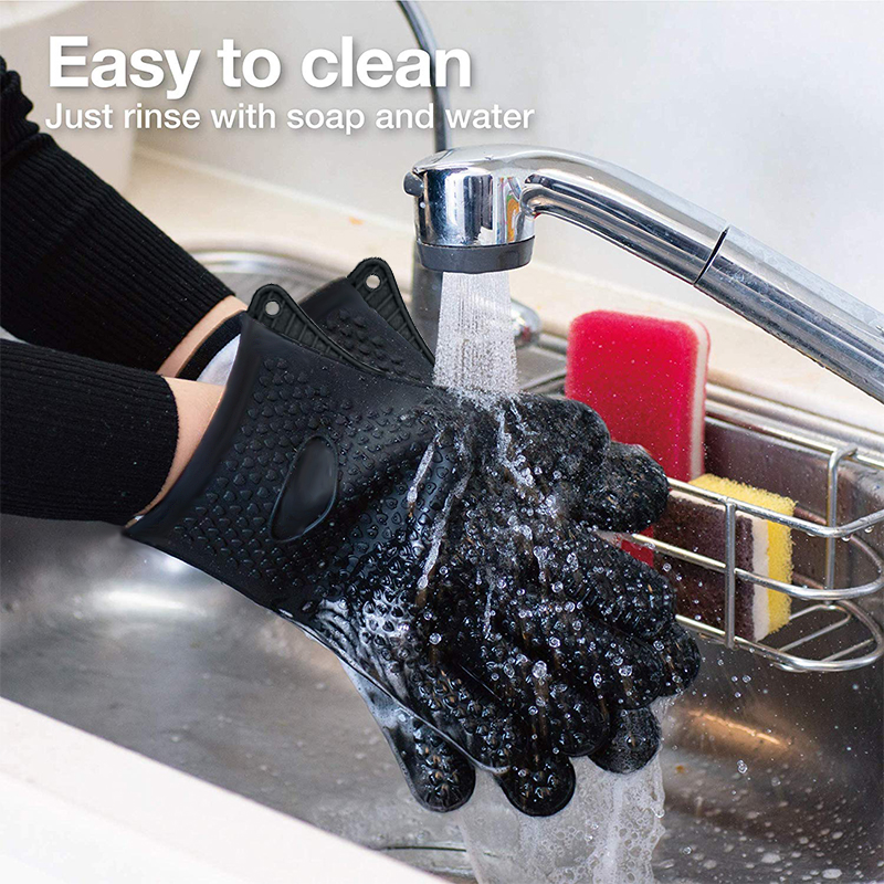 1/2Pcs Oven Mitts Baking Glove - огляд і ціна Rubber Glove Cleaning