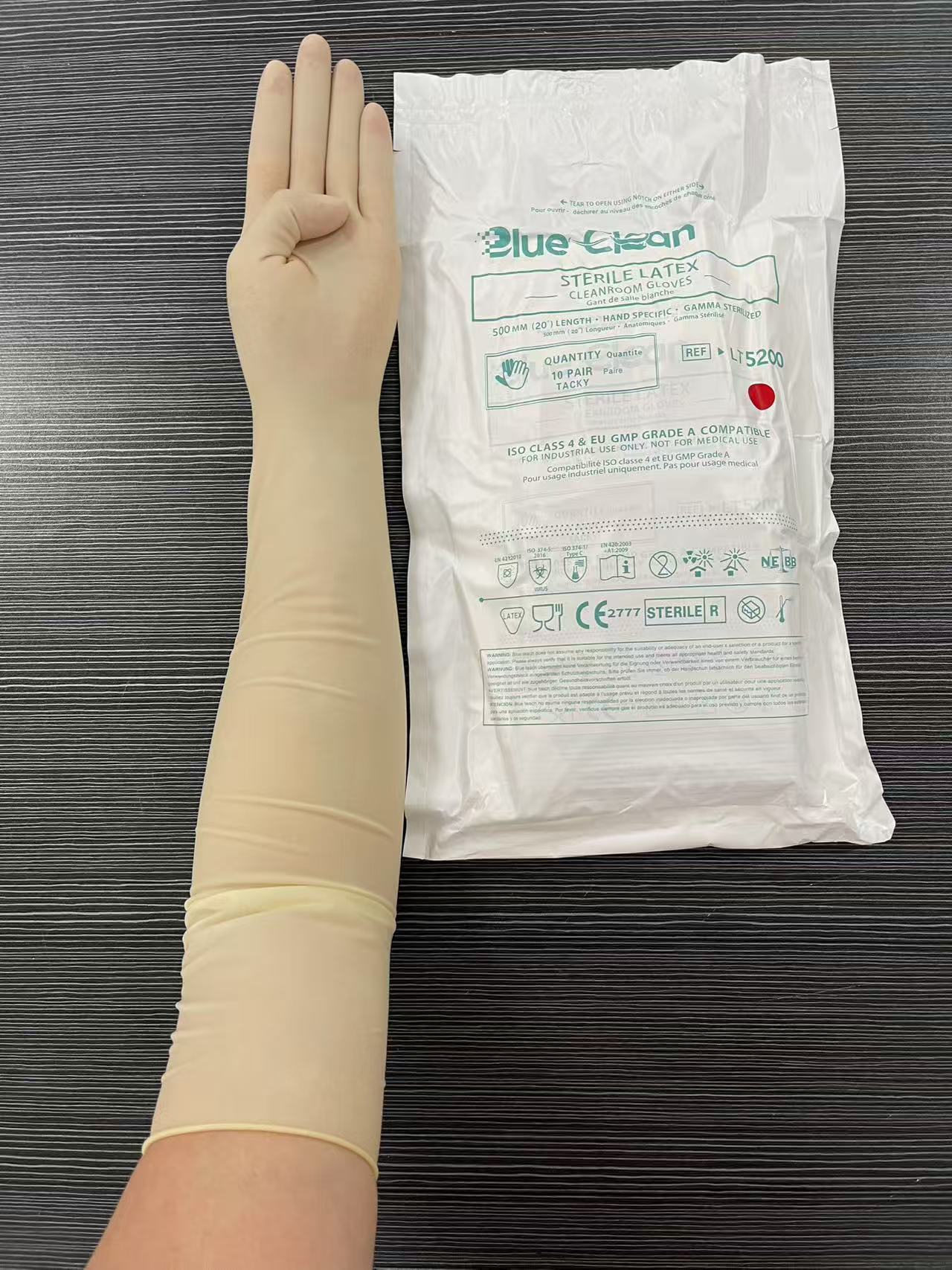 Blue Clean LT5200 (10 pairs) 2 - огляд і ціна Rubber Glove Cleaning