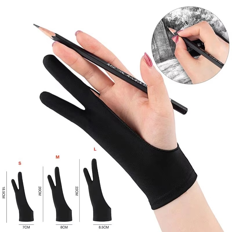S/M/L Two-Finger Drawing Glove - огляд і ціна Touchscreen Glove Capacitive