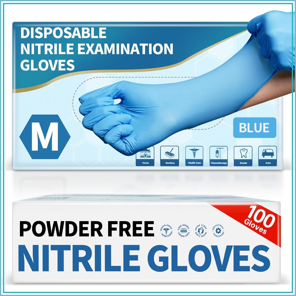 Blue Nitrile Disposable Exam G - огляд і ціна Exam Glove Nitrile