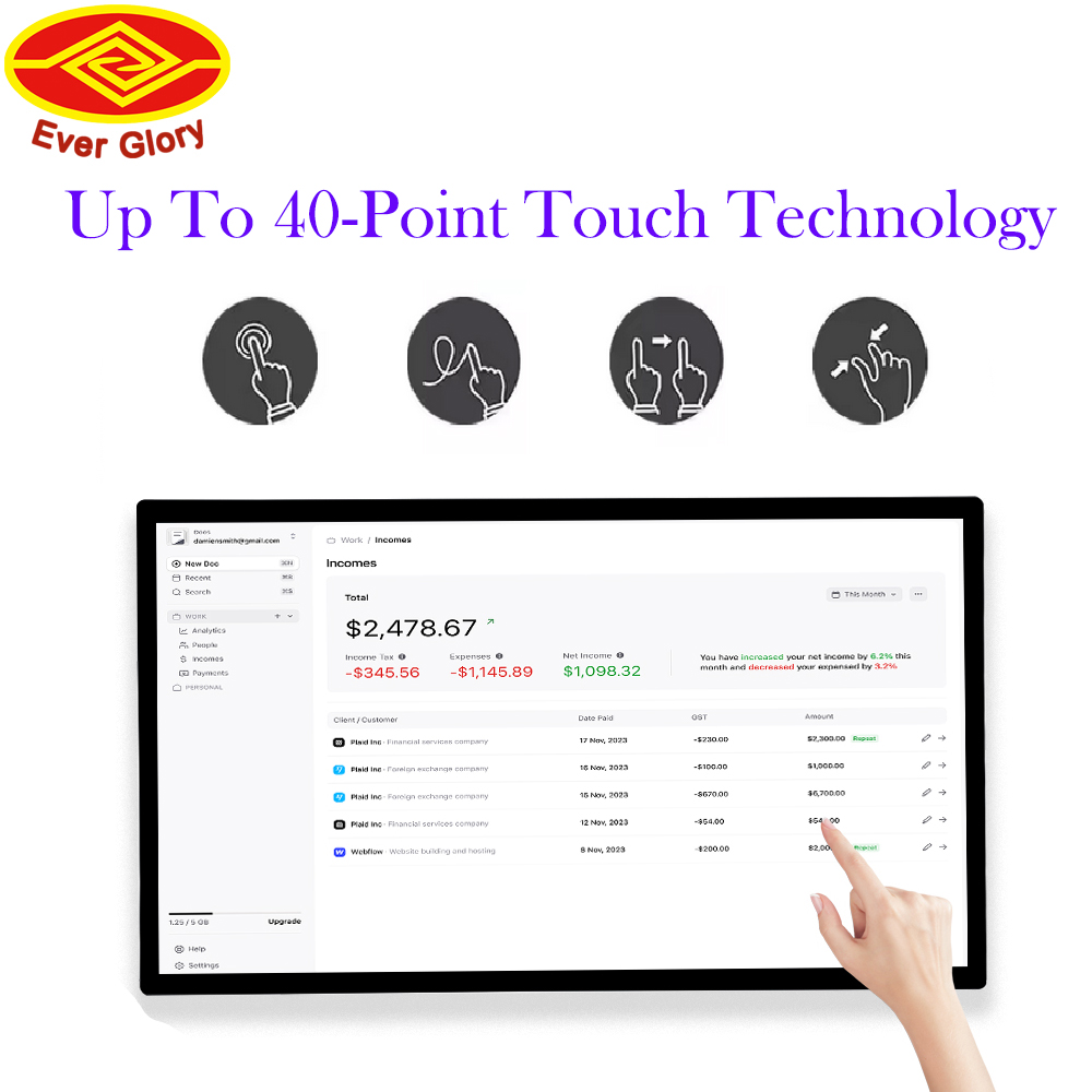 Customized 27 Inch High Bright - огляд і ціна Touchscreen Glove Capacitive