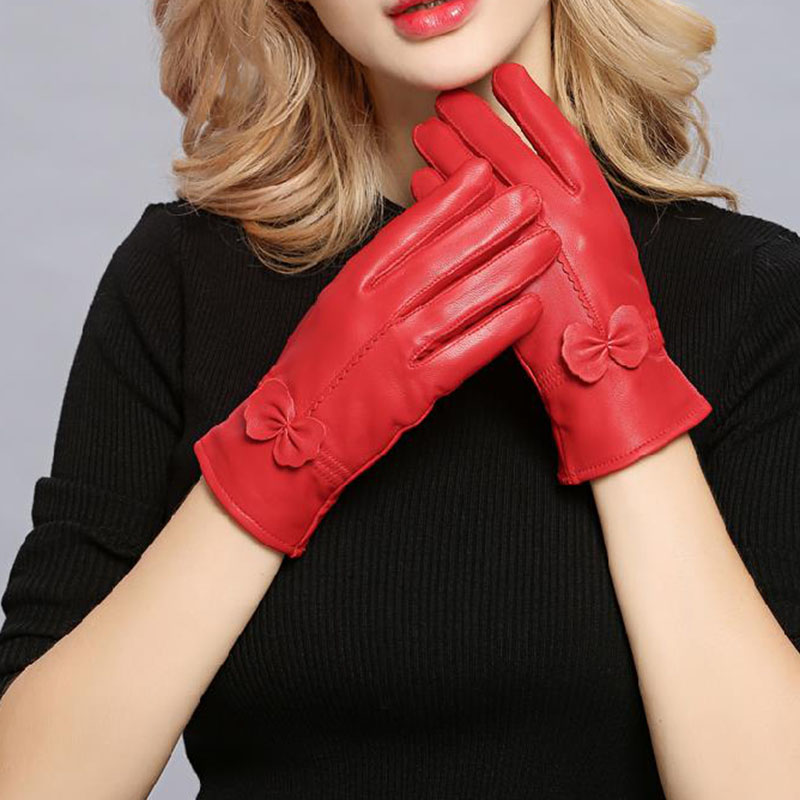 Women Genuine Leather Winter W - огляд і ціна Wool Glove Lined