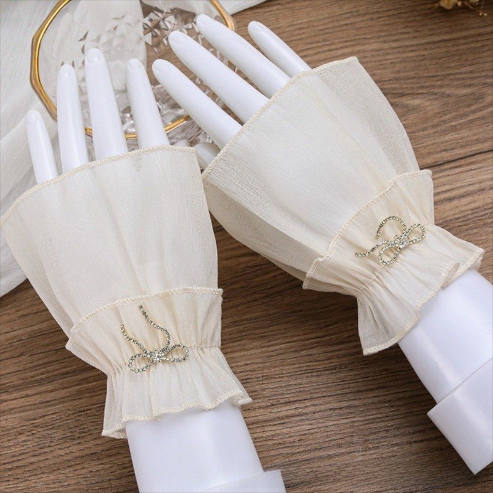 Ruched Pleated Detachable Cuff - огляд і ціна Fingerless Glove Knit