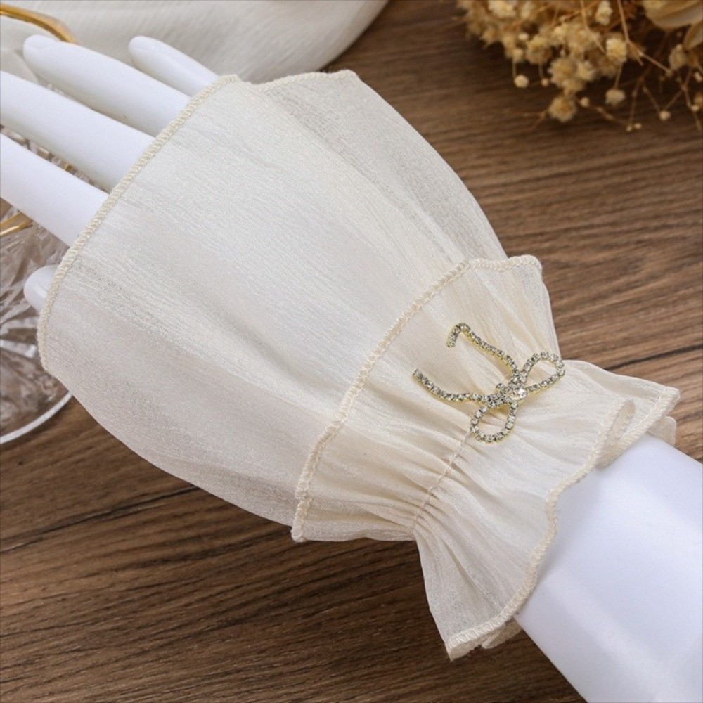 Ruched Pleated Detachable Cuff - огляд і ціна Fingerless Glove Knit