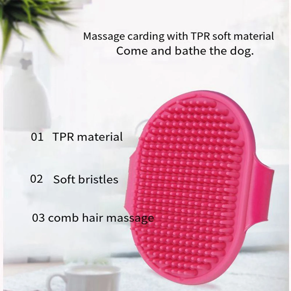 Pet Cleaning Brush Dog Cats Ba - огляд і ціна Rubber Glove Cleaning