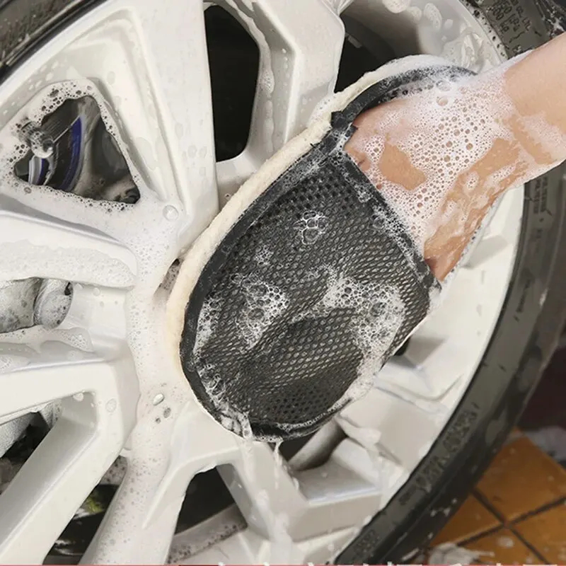 Car Wash Wool Gloves Thickened - огляд і ціна Wool Glove Lined
