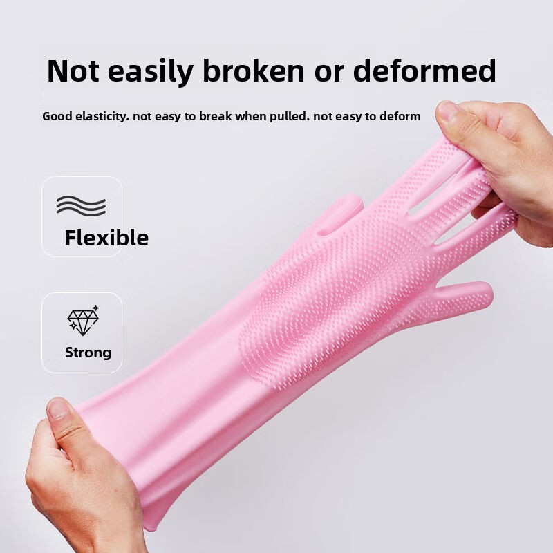Silicone Dishwashing Gloves, M - огляд і ціна Dish Glove Rubber