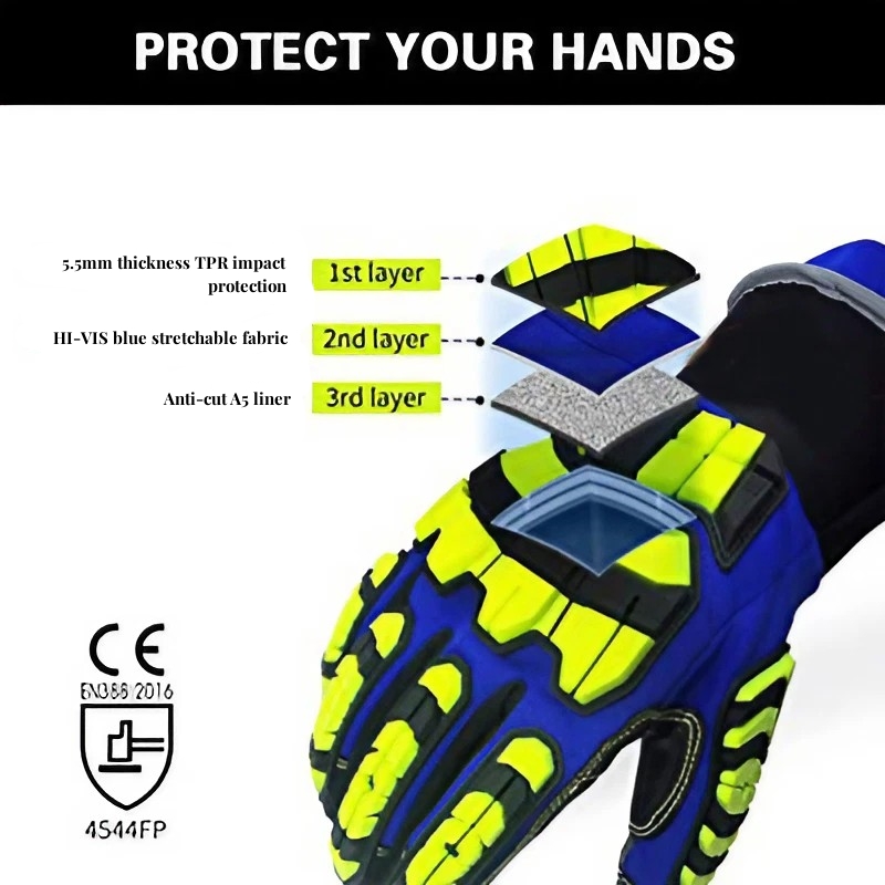 XYEHS ANSI CUT A5 Rescue Extri - огляд і ціна Work Glove Impact