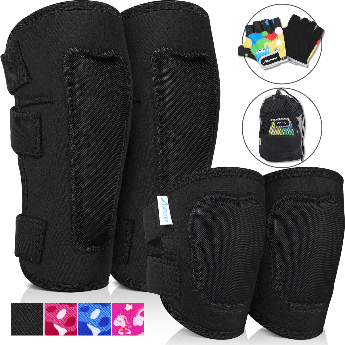 MOVTOTOP Protective Gear Set K - огляд і ціна Cycling Glove Padded