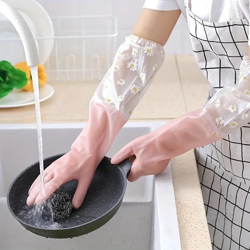 Household Long Sleeve Rubber G - огляд і ціна Dish Glove Rubber