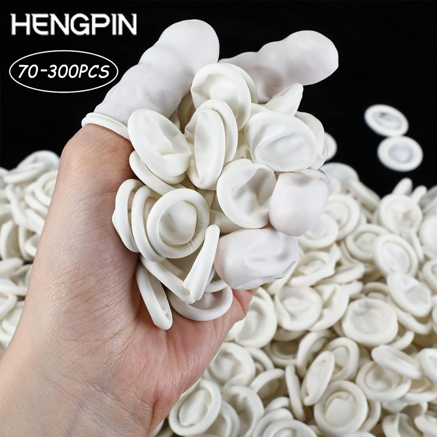 HENGPIN 70/300pcs Fingertips P - огляд і ціна Latex Disposable Glove