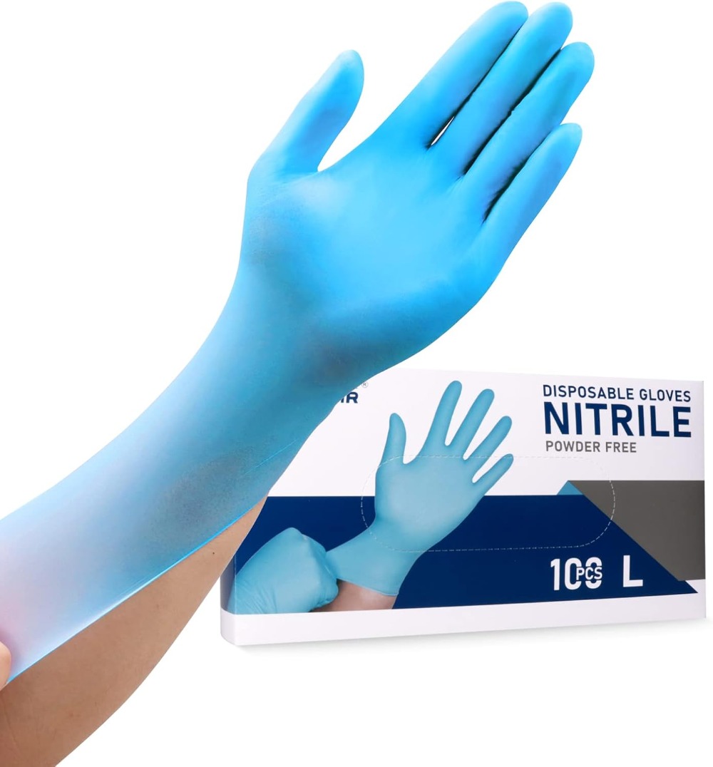 Nitrile Disposable Gloves Powd - огляд і ціна Exam Glove Nitrile