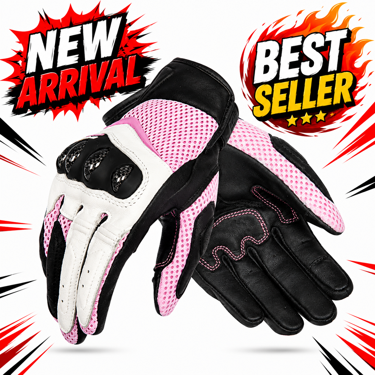 STAR FIELD KNIGHT Women Motorc - огляд і ціна Motorcycle Glove Knuckle