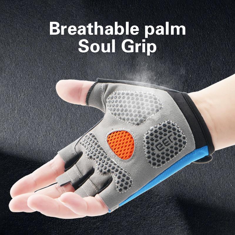 Hot Half Finger Cycling Gloves - огляд і ціна Fingerless Glove Knit