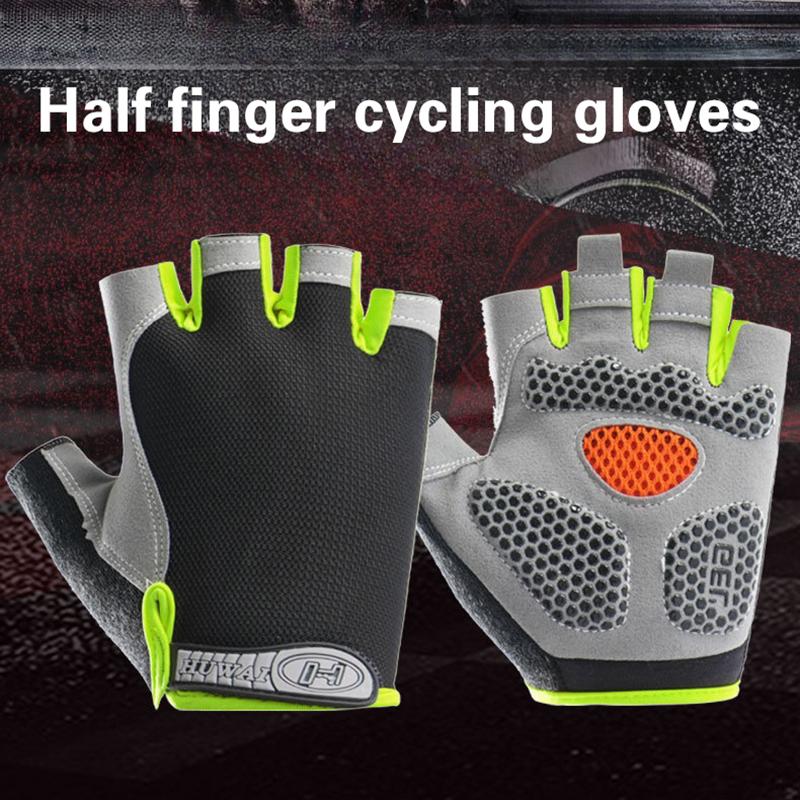 Hot Half Finger Cycling Gloves - огляд і ціна Fingerless Glove Knit