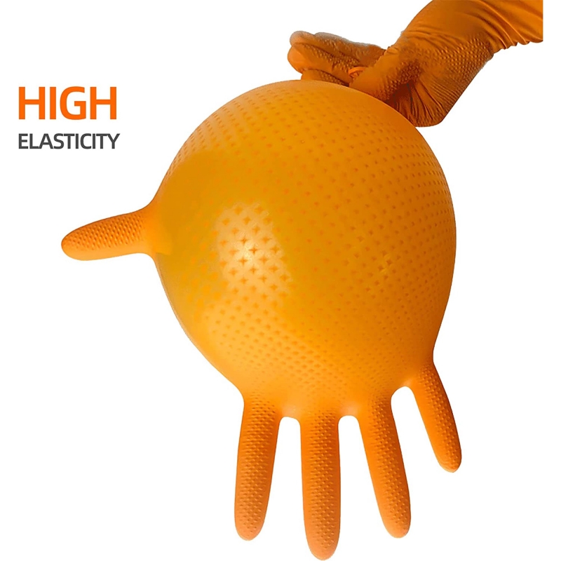 Heavy Orange Disposable Nitril - огляд і ціна Nitrile Mechanic Glove