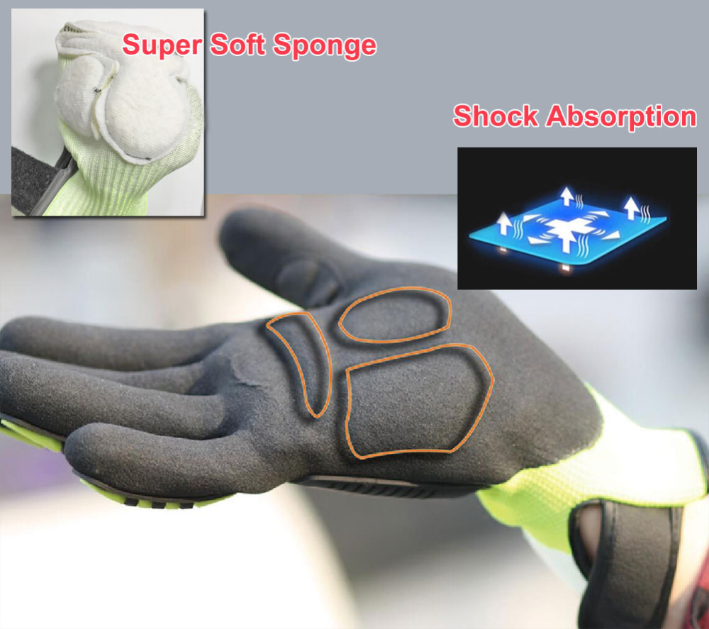 NMSafety High Quality Gloves S - огляд і ціна Work Glove Impact