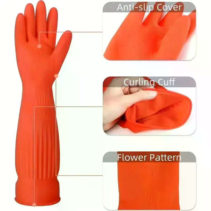 Long Reusable Rubber Dishwashi - огляд і ціна Dish Glove Rubber