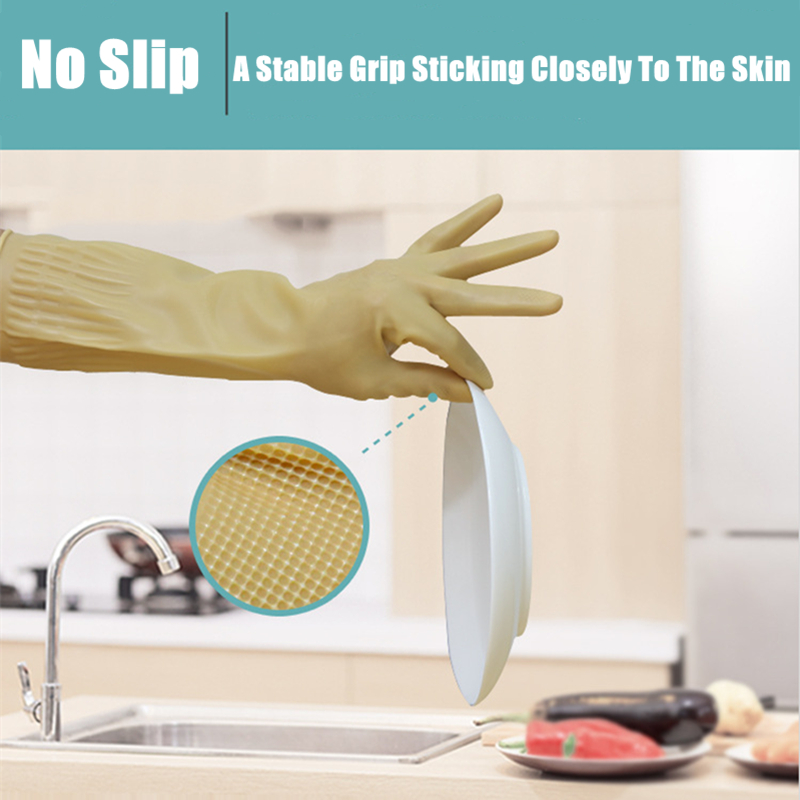 Long Reusable Rubber Dishwashi - огляд і ціна Dish Glove Rubber
