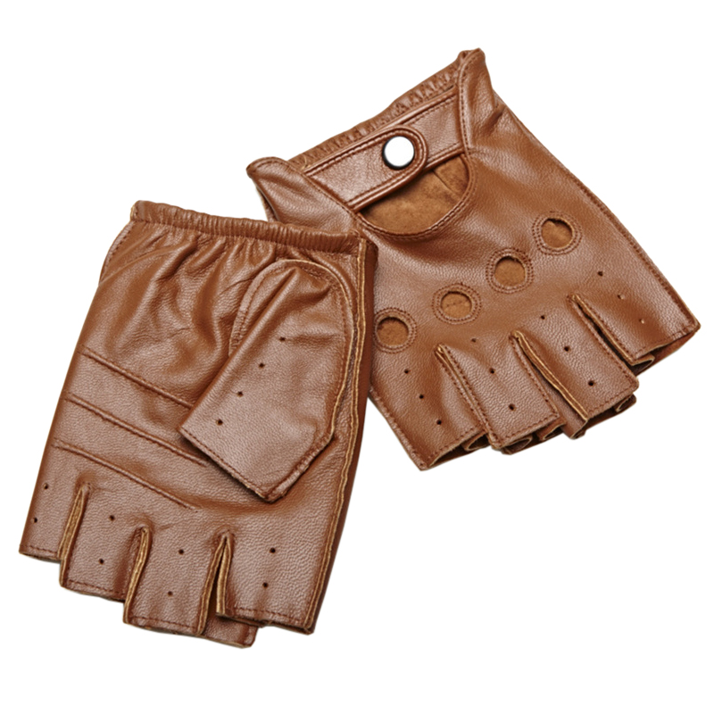 High Quality Man's Half Finger - огляд і ціна Leather Driving Glove