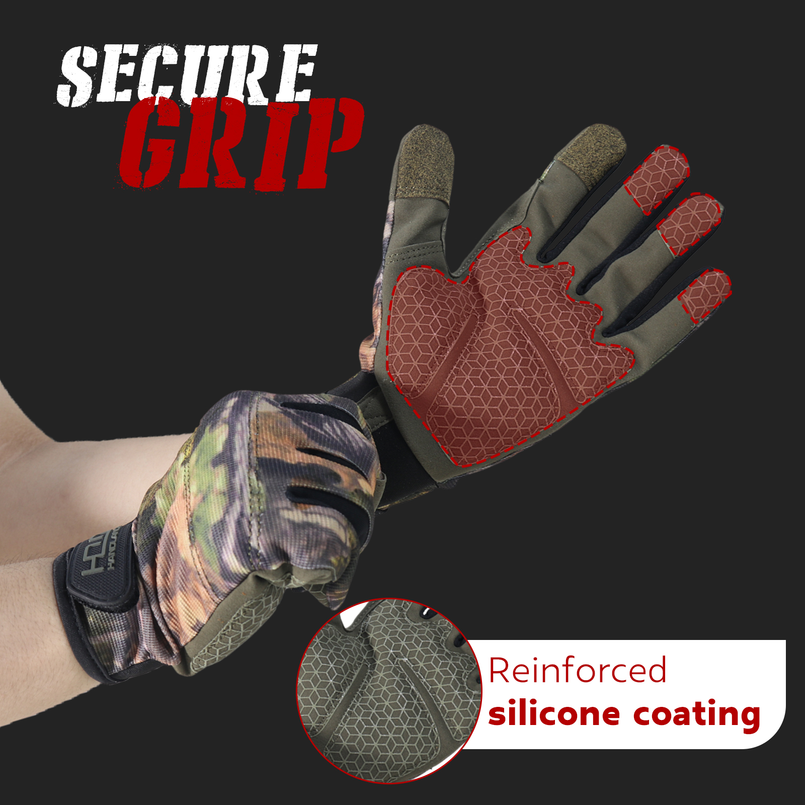 Handlandy Stock Full Finger Ca - огляд і ціна Work Glove Impact