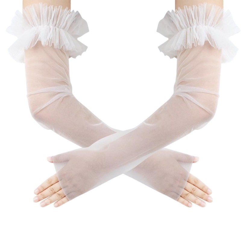 Elegant Wedding Sheer Arm Slee - огляд і ціна Fingerless Glove Knit