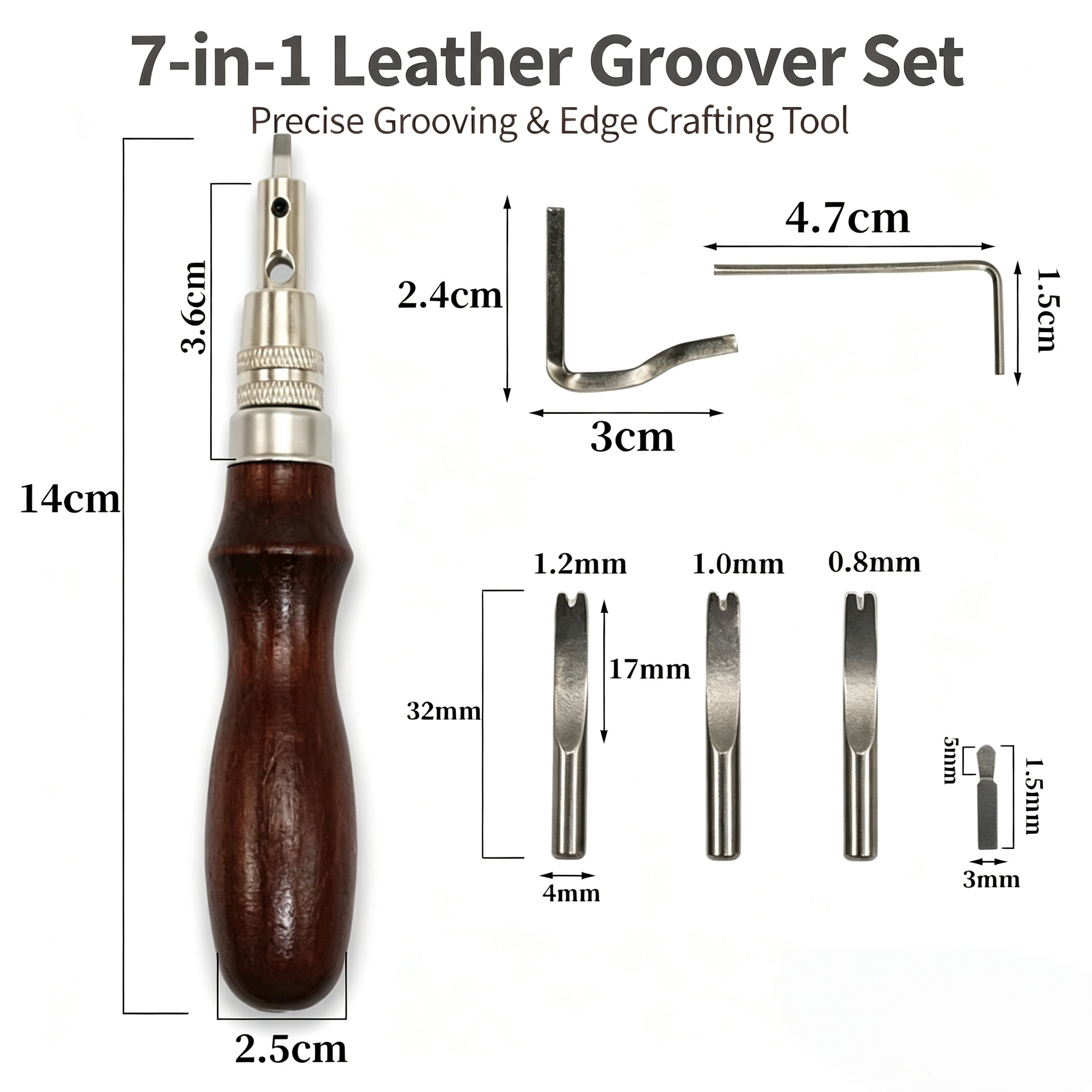 Leather Craft Tool Kit w/ Stor - огляд і ціна Cut Resistant Glove