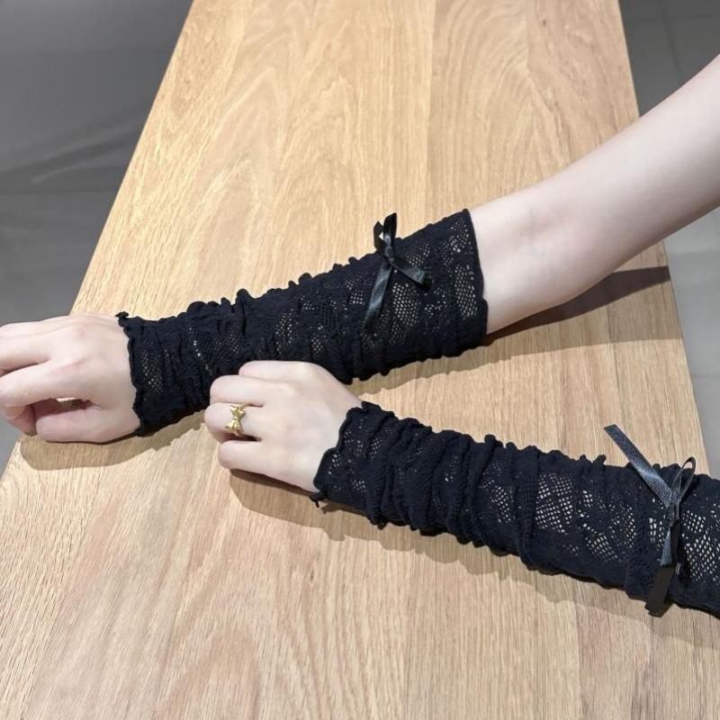 Women Gothic Mesh Fingerless G - огляд і ціна Fingerless Glove Knit