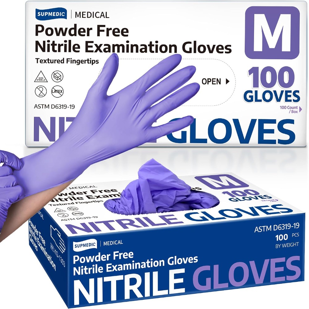 Medical Exam Nitrile Disposabl - огляд і ціна Exam Glove Nitrile