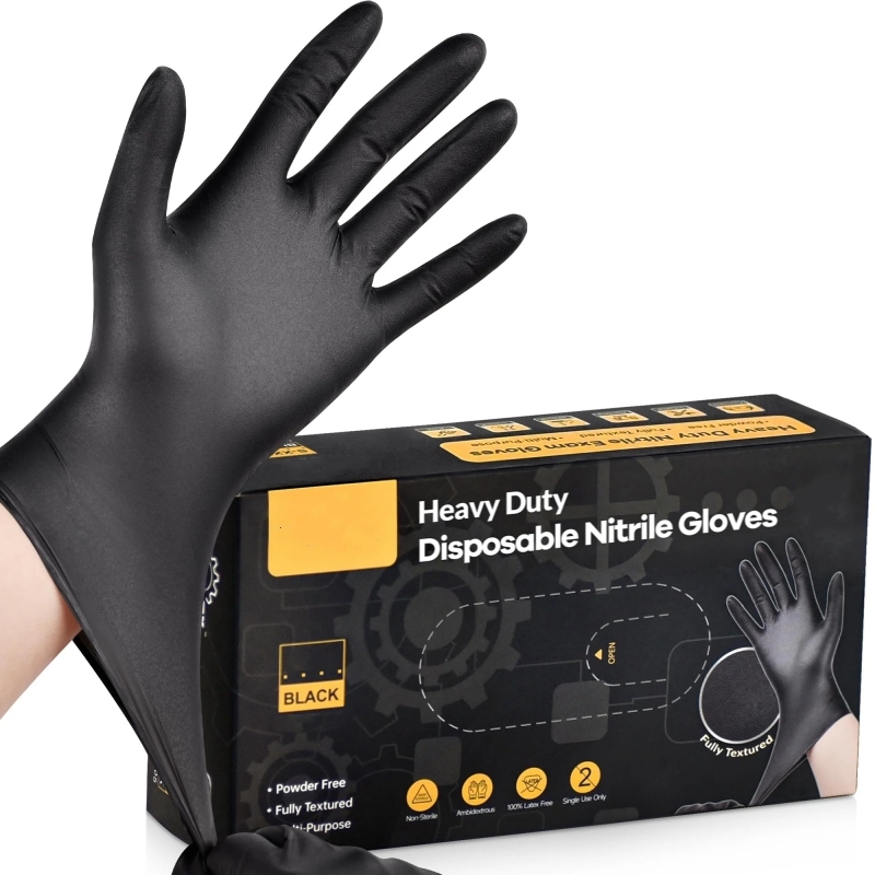 20PCS Black Disposable Nitrile - огляд і ціна Nitrile Mechanic Glove
