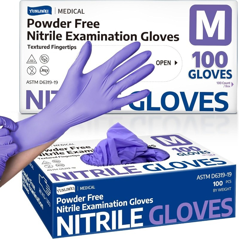Disposable Gloves Purple Nitri - огляд і ціна Exam Glove Nitrile