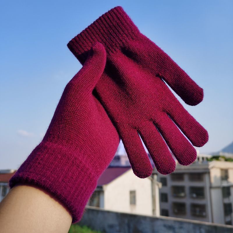 Men's and Women's Knitted Wool - огляд і ціна Wool Glove Lined