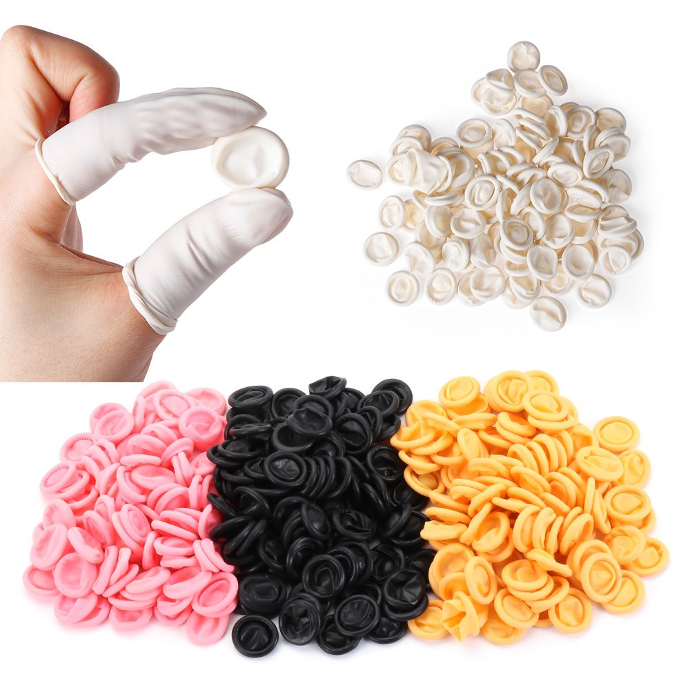 100PCS Disposable Finger Cover - огляд і ціна Latex Disposable Glove