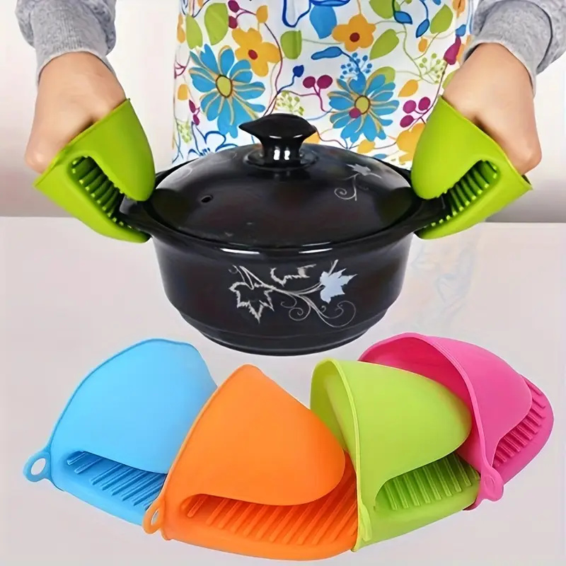 2Pcs Silicone Pot Holder Glove - огляд і ціна Oven Mitt Silicone