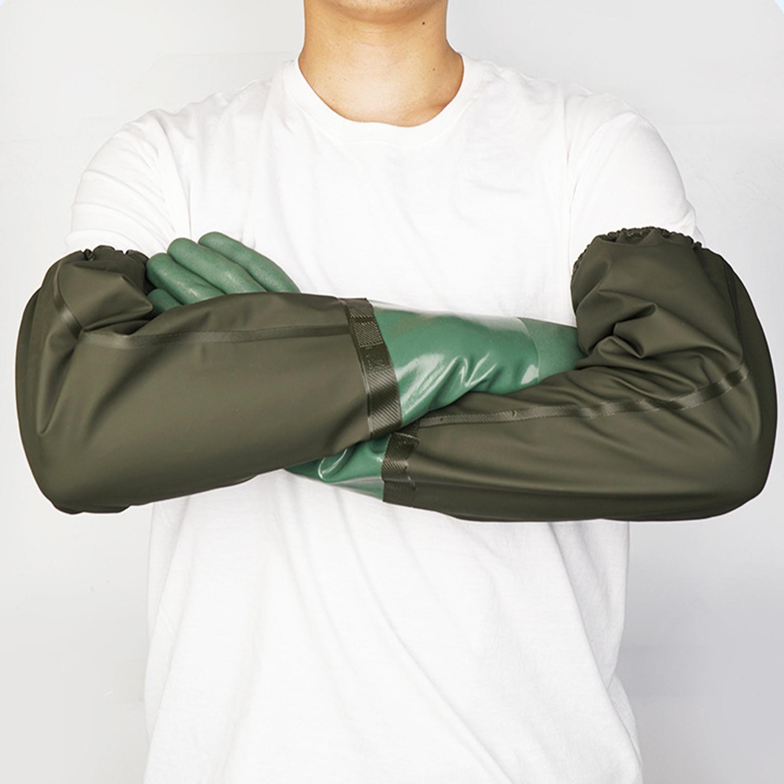 Waterproof Rubber Gloves Long  - огляд і ціна Rubber Glove Cleaning