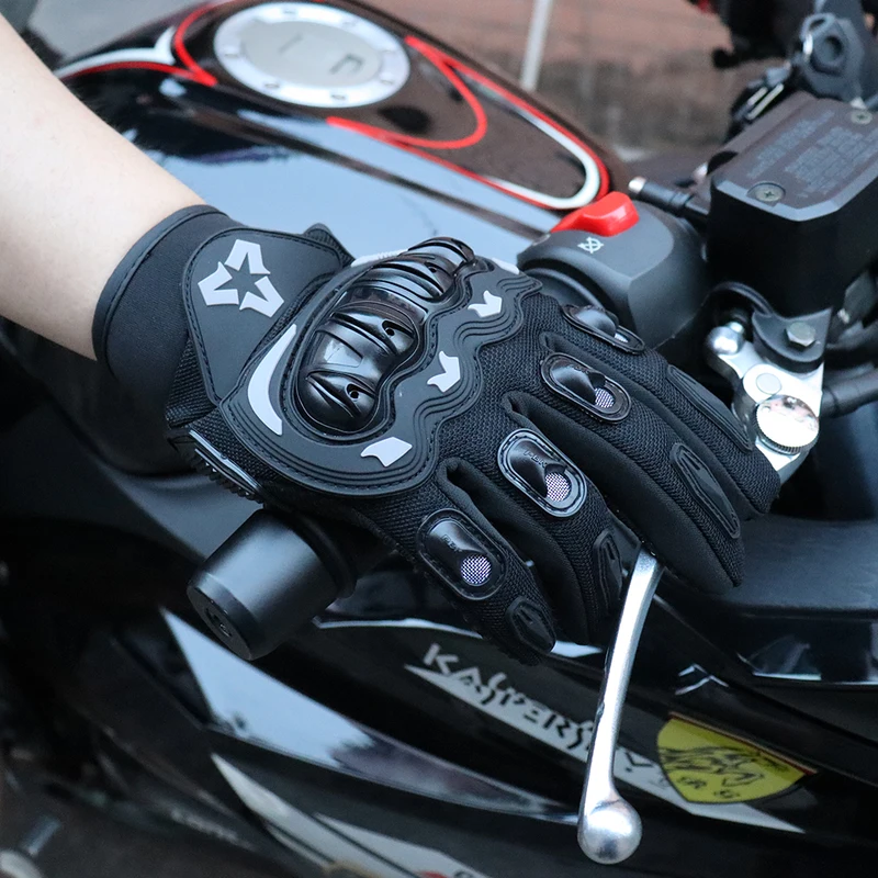 Touch Full-Finger Motorcycle R - огляд і ціна Motorcycle Glove Knuckle